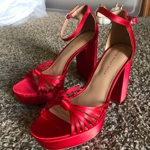 Who What Wear Red Heels